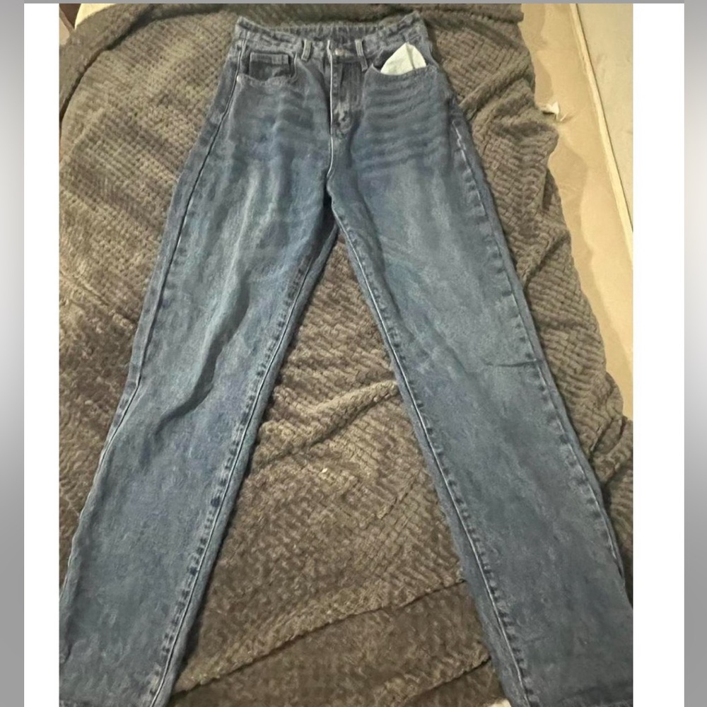 SHEIN straight leg jeans